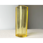 Ваза цветное стекло граненая 16см ЛЗХС