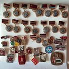 Коллекция из 400+ винтажных значков СССР - история, авиация, танки, Союзмультфильм, мануфактура