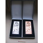 Плакетки-Медали настольные. Памятник Советскому Воину-Освободителю в Трептов-парке в Берлине. тяжёлые. подарочные коробки. цена за две.