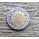 Werty71 Марокко 5 дирхам 1987 дирхамов биметалл