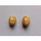 Клипсы из королевского янтаря СССР