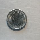 ССША 1 доллар, 2007 Президент США - Джордж Вашингтон (1789-1797) Отметка МД: "P" - Филадельфия, KM# 401