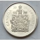 Канада 50 центов 2023 г. Памяти Елизаветы II 1952-2022.