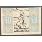 Нотгельд 50 пфеннигов 1921 год. Шлезвиг-Гольштейн. Веймарская республика