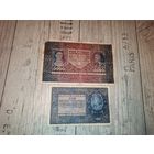 5000 марок 1920 года и 100 марок 1919 года.