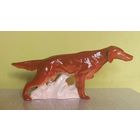 Статуэтка фарфоровая ЛФЗ собака Ирландский сеттер