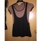 Майка двухслойная оч интересная! р.44