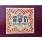 Германия 10 пфеннингов (Хахенбург) 1921