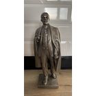 Скульптура. Статуэтка. В.И. Ленин в пальто. Ск. В. Сычёв. Силумин. СССР. Состояние! Редкость!