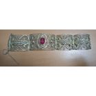 Винтажный, мельхиоровый браслет. 18x4см. Филигрань