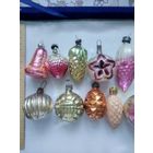 Лот ёлочных игрушек на небольшую ёлку.10 шт.