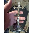 Крест-распятие  настольный 20-30 е Межвоенная Польша