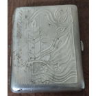 Портсигар КОЛОСОК хромированный.