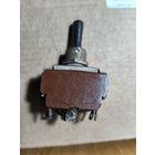 Переключатель, Тумблер П2Т-3, два положения фиксации, одно нажимное