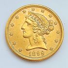 5 долларов США 1899г.