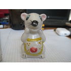 Мышь копилка фарфор 8 см с рубля!
