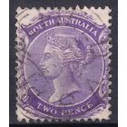 186.Aust. Великобритания. Австралийские штаты. Южная Австралия. Виктория. Стандарт. 1899 г. 2p. Mi.#81A.
