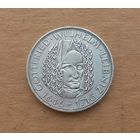 ФРГ, 5 марок 1966 г., серебро 0.625, 250 лет со дня смерти Г.В.Лейбница