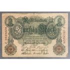 Банкнота 50 марок 1910 год. Германская империя.