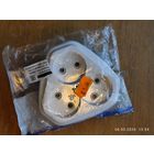 Розетка скрытой установки 3-местная без з/к