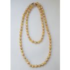 Бусы длинные, стекло, шарики, длина 80 см, 60-70-е годы, СССР