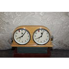 Механические, шахматные часы в деревянном корпусе, Зап. Европа.