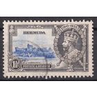 82.BrK. Великобритания. Колонии. Бермуды. Серебряный юбилей. Георг V. 1935 г. 1 1/2d. Mi.#86.