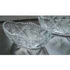 Конфетницы 2 шт., ваза. Все хрусталь.