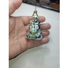 Ёлочная игрушка  , СССР  Мальчик на санках .