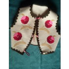 Старинный войлочный жилет с богатой ручной вышивкой.Начало XX-го века.