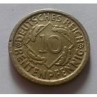 10 пфеннигов, Германия 1924 D
