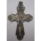 Крестик старинный, серебро 84 пробы. (Царская Россия)