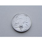 Алжир. 1 динар 2010 год КМ#129  "Буйвол" Нечастая!!!