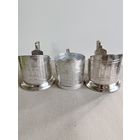 ПОДСТАКАННИКИ ИЗ СЕРИИ СВЕРДЛОВСКА :"ЦЕНТРАЛЬНЫЙ СТАДИОН СВЕРДЛОВСКА", "ТЕАТР ОПЕРЫ И БАЛЕТА", "СВЕРДЛОВСКУ 250 ЛЕТ". НЕЧАСТЫЕ. АЛЮМИНИЙ. 1957 ГОД. ТРИ(3) ШТУКИ ОДНИМ ЛОТОМ. СМ.ФОТО И ОПИСАНИЕ.