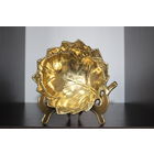 Тяжелая латунная "Орешница", высота 5,5 см., диаметр 15 см., клеймо.