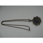 Цепочка с кулоном похожа на импортное серебро есть проба