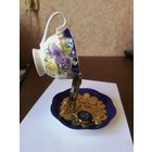 Денежная чашка. Панно из монет.