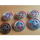 Значки.Космос.СССР.Набор.6 штук.См.фото.