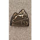 Значек знак Альпинист Грузинская ССР Альпинизм Скалолазание Горы Снежный Барс тяжелый,200 лотов с 1 рубля!!!