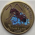 Малаита 3 доллара 2025 г. Муравей