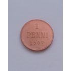 1 пенни 1907 года