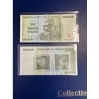 Зимбабве. 10000000000000 / 10 000 000 000 000 долларов (образца 2008 года, P88, UNC)