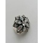 Кольцо, серебро, фианит, красивая работа, торги с Рубля