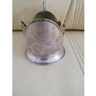 Подстаканник серебро 875 пробы СССР, ранние советы. Вес 111гр.