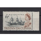 Тристан да Кунья /Tristan da Cunha 1965** Парусный корабль Елизавета II