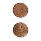 5 пфеннигов Германия 1993 года(A)