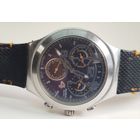 Часы "Swatch" хронограф,корпус сталь