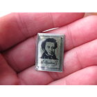 Значок с изображением русского  поэта Александра Сергеевича Пушкина.