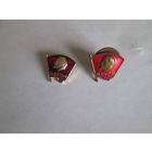 Значки ВЛКСМ.