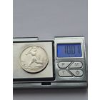 50 копеек 1925 года. ПЛ. Серебро 900. Монета не чищена. 45531.